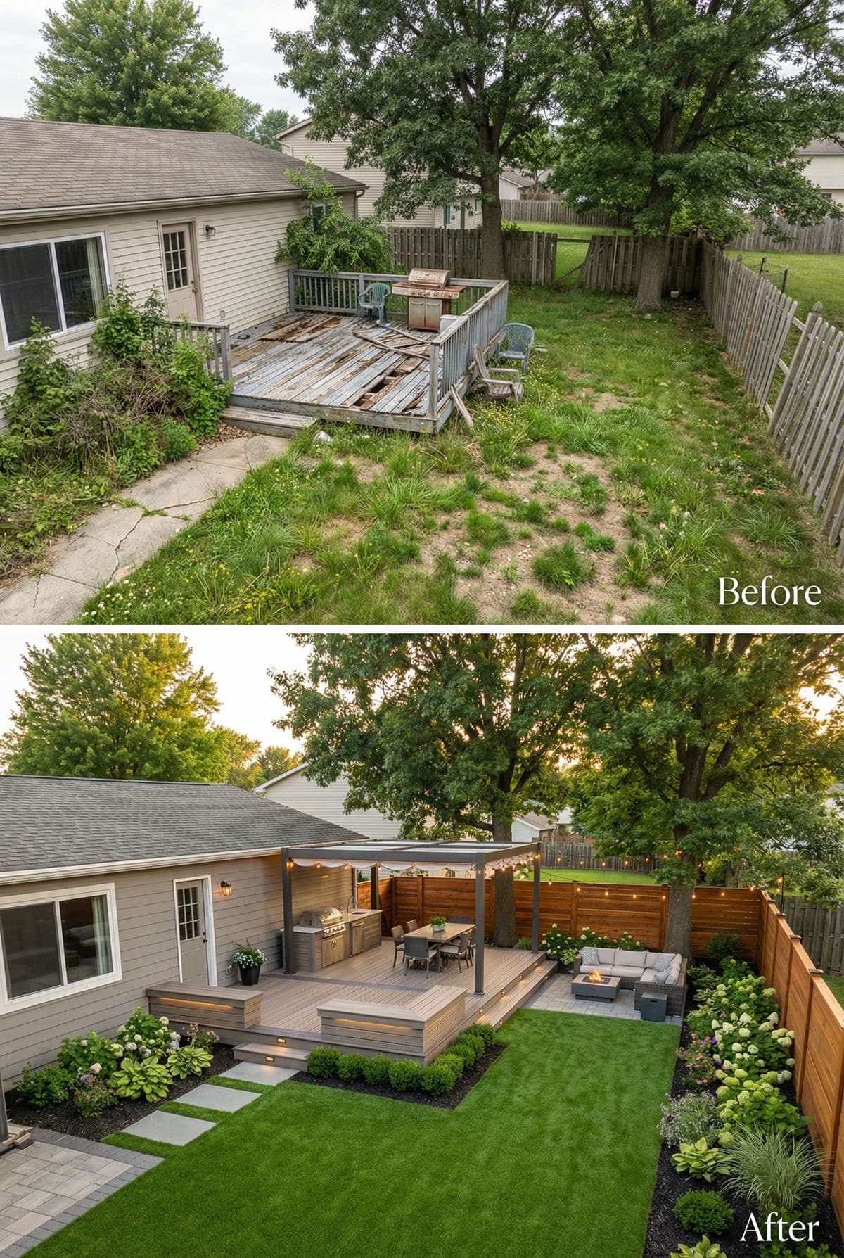 TerraNova yard transformation 3: before and after